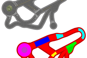 街道和交叉点形状