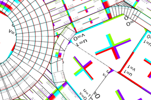 街道和交叉点形状 UV